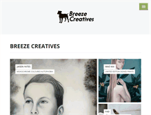 Tablet Screenshot of breezecreatives.com